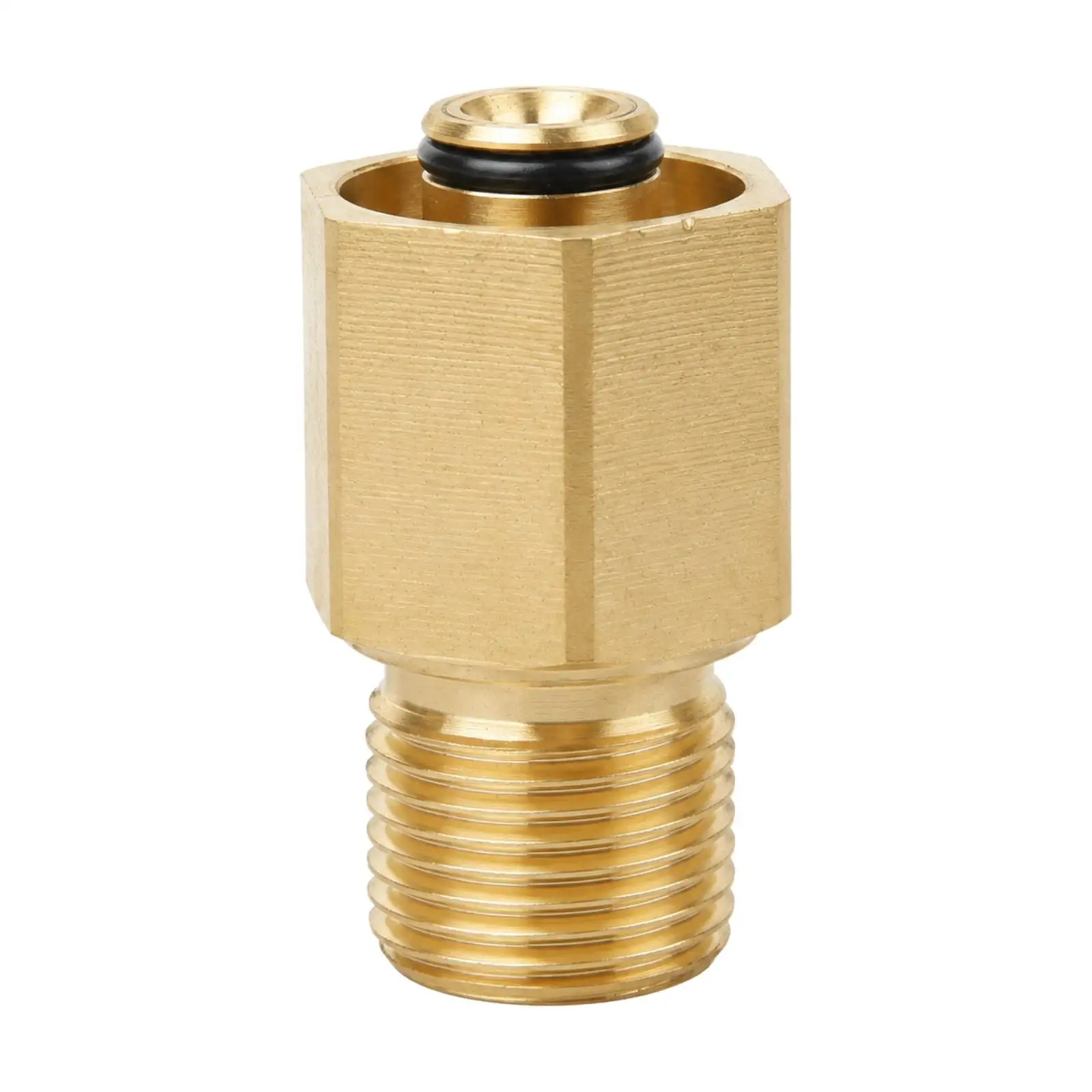 Pressure Washer Hose Adapter with Brass Construction Threaded Pressure-Washer Adapter Fitting Long-Lasting Leak-Resistant