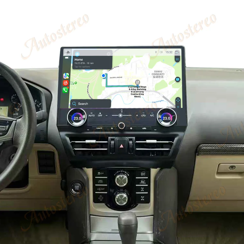 16.8INCH Android Car Radio for Toyota Land Cruiser Prado 150 2018-2023 Carplay Car GPS Navigation Multimedia Player Head Unit 4K