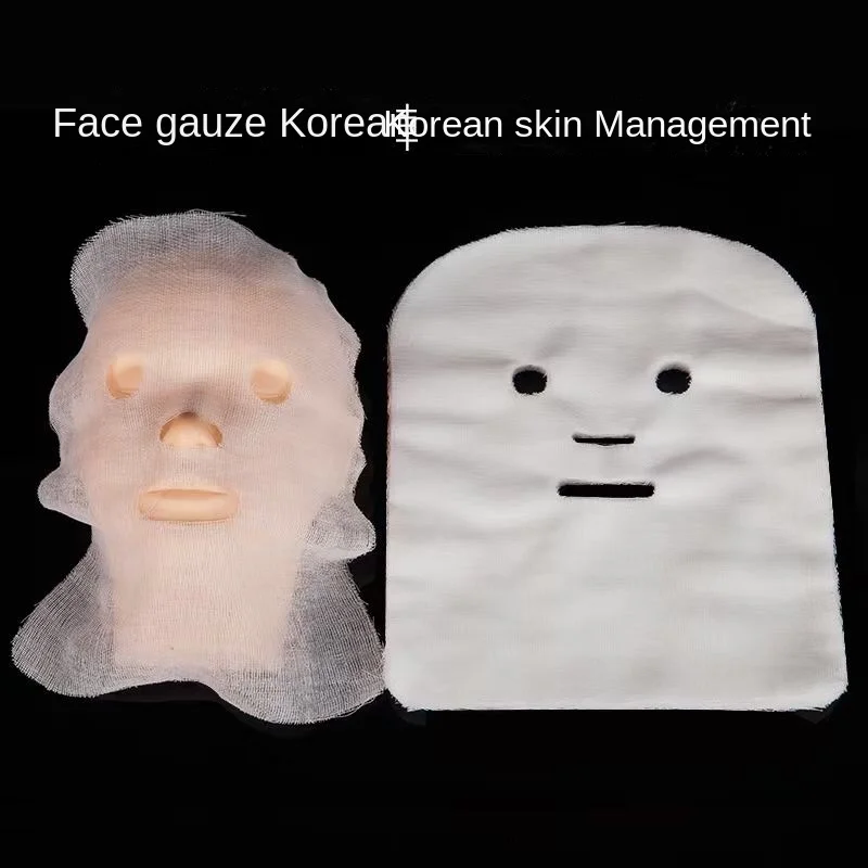 Gestione della pelle coreana Maschera per il viso in garza Forniture per saloni di bellezza Medicazione per il viso usa e getta Pellicola morbida Pellicola inferiore per alghe Cura della pelle