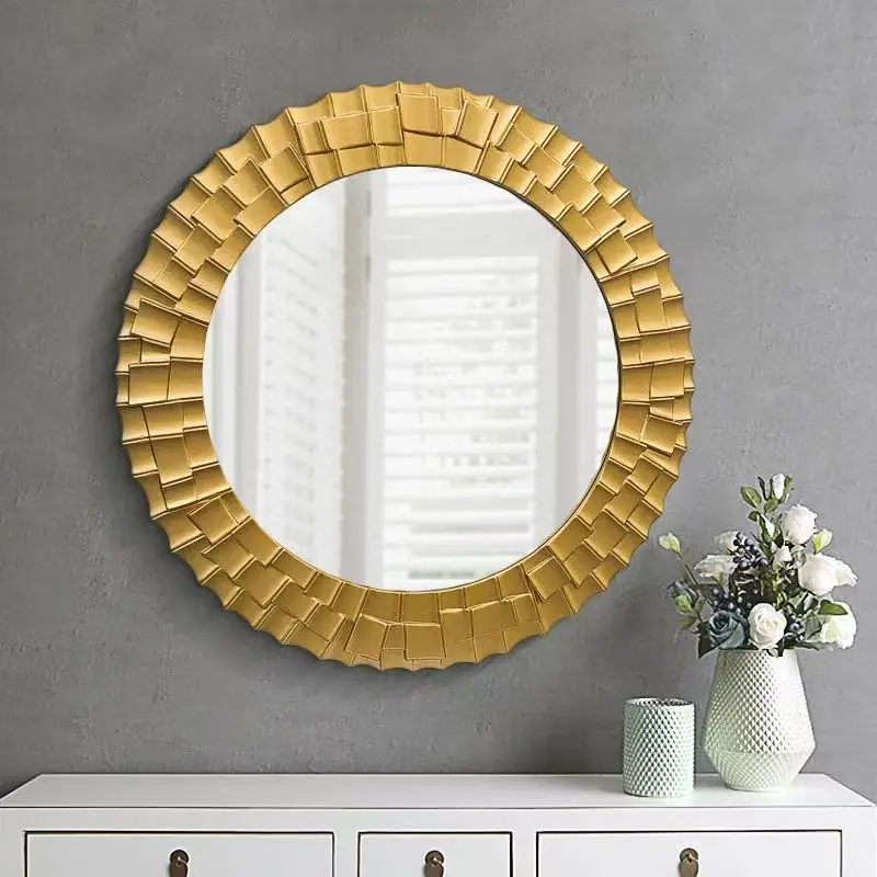 #@Z 80X80cm Modern Light Luxury European Style Wall Decor Mirrors for Entryway, Sunglasses, Bedroom and Makeup*
