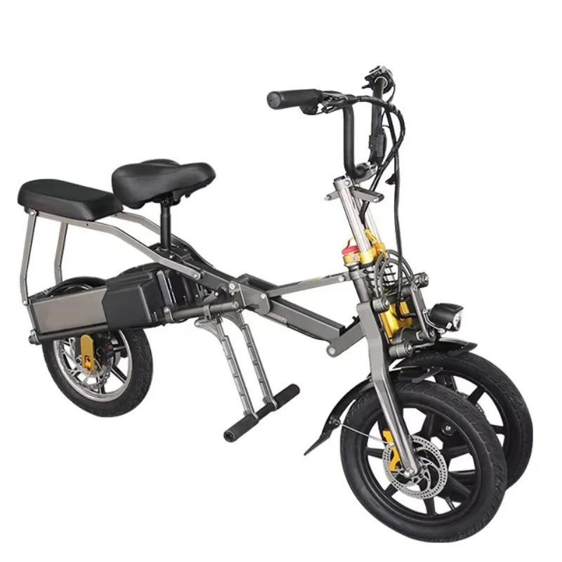 Outdoor Cool Three Wheel Foldable Retro Bicicleta Mountainbike Mountain Battery Electric Bike
