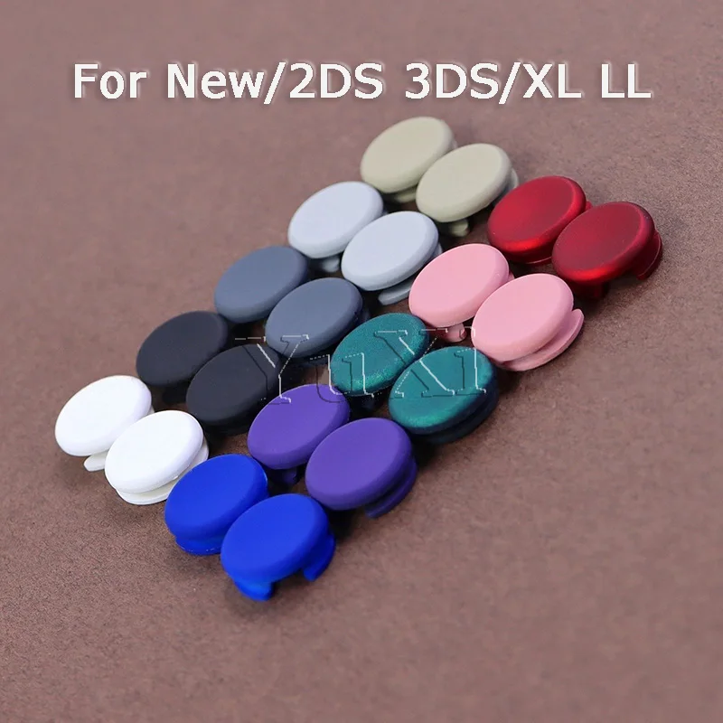 YuXi 2 uds para 3DS 3DSXL 3DSLL controlador analógico tapa de palanca 3D tapa de Joystick para nuevo 2DS 3DS LL XL piezas de reparación de botón de palanca de mando