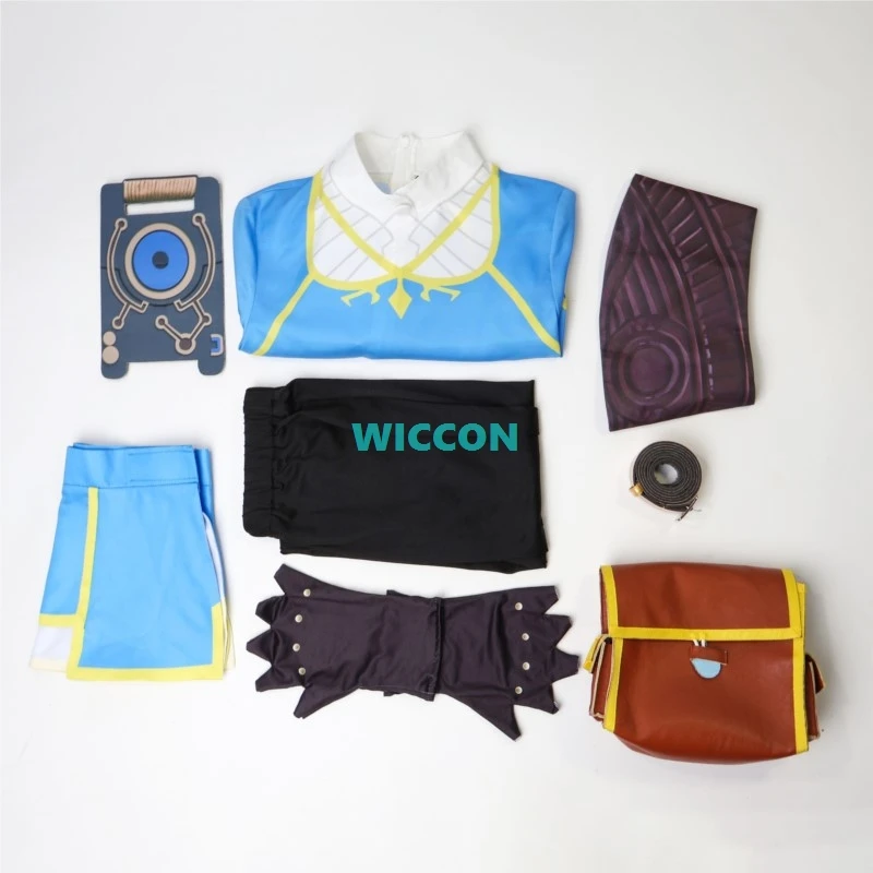Princess Cosplay Costume Anime The Legend of Cosplay Breath of the Wild Wig Costume Outfit Woman Halloween Clothing Set view 3