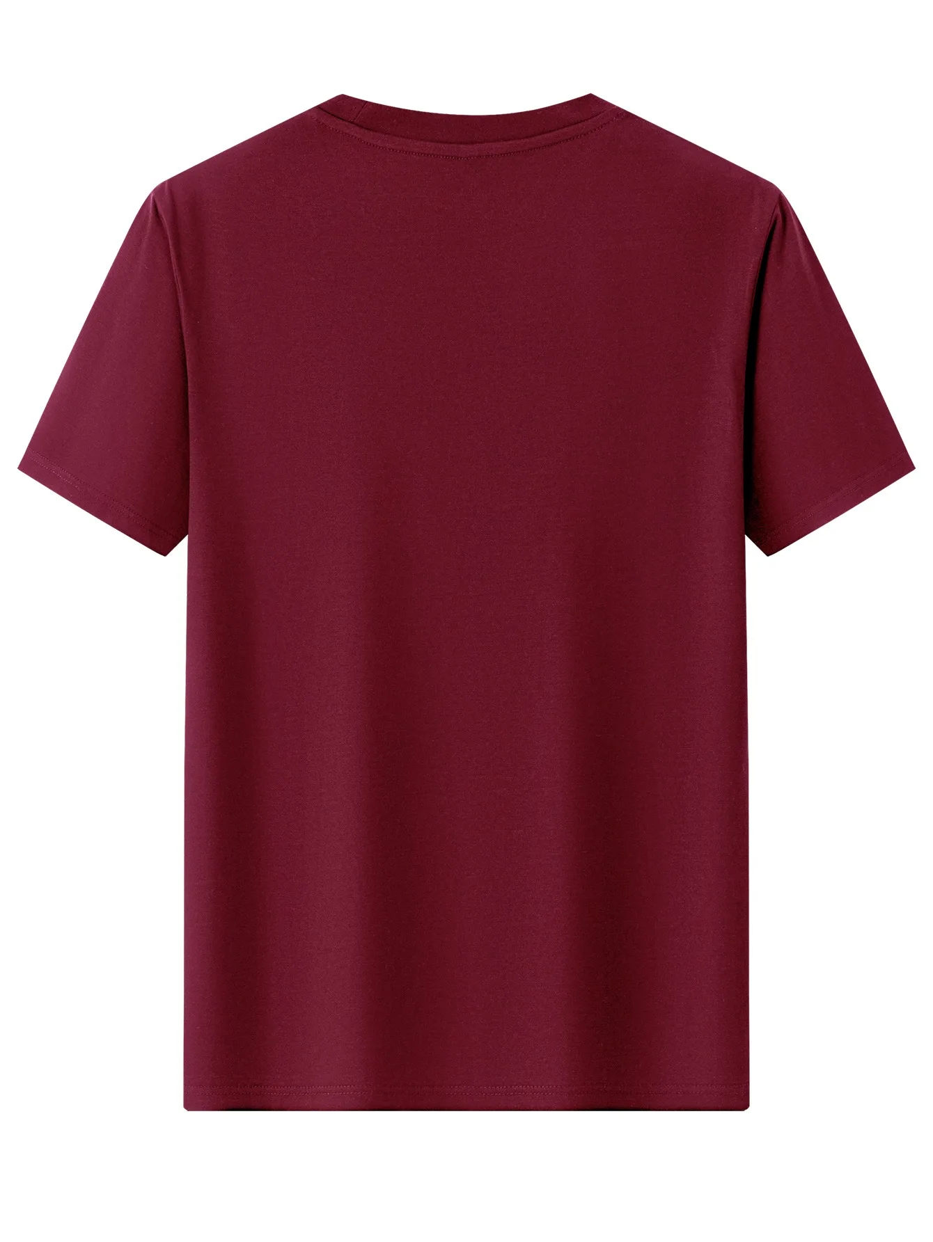 New men's short-sleeve T-shirt, loose-fitting and tailored with printed designs, versatile basic crew-neck top suitable for spri