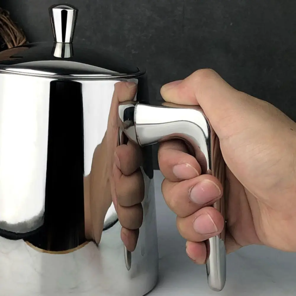 

Чайник из нержавеющей стали 2-в-1 с длинным носиком и фильтром, нержавеющий, для отелей, большой емкости, с зеркальным покрытием, для ресторанов