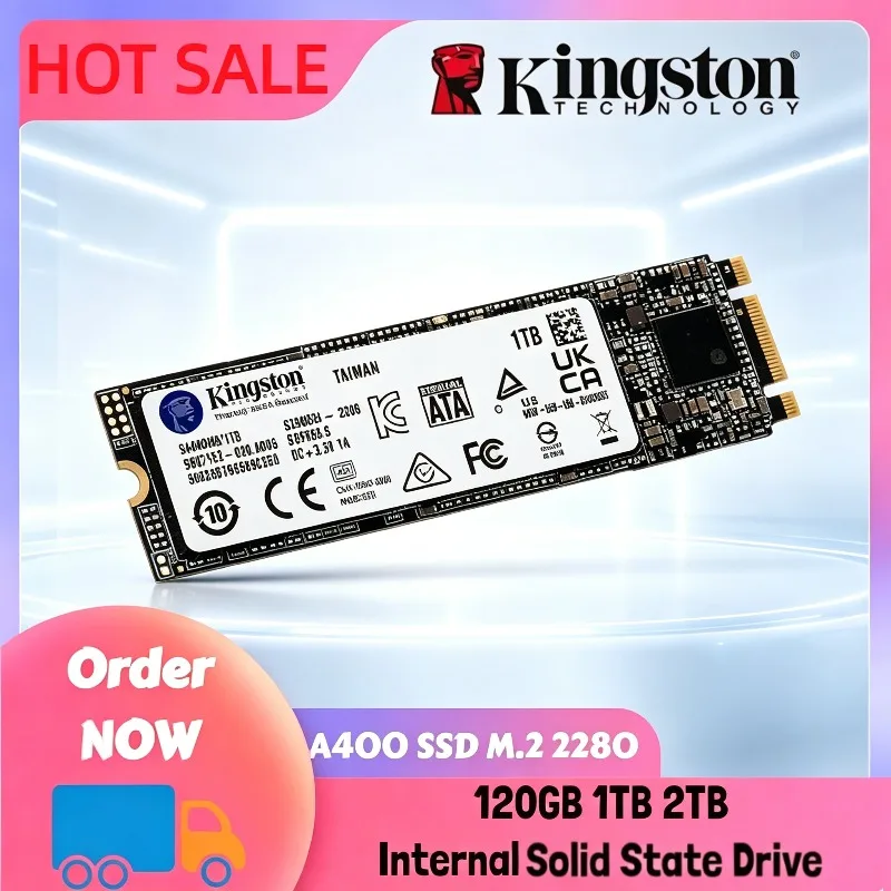 Kingston M.2 2280 A400-NGFF SSD 120GB 240GB 480GB 1TB 2TB Internal Solid State Hard Drive High Performance for Laptop Desktop