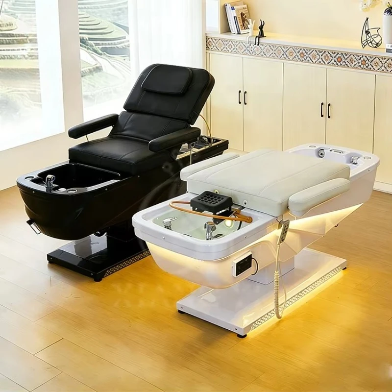 Luxury Hair Wash Salon Massage Beauty Lash Bed Shampoo Pedicure Head Spa Beds