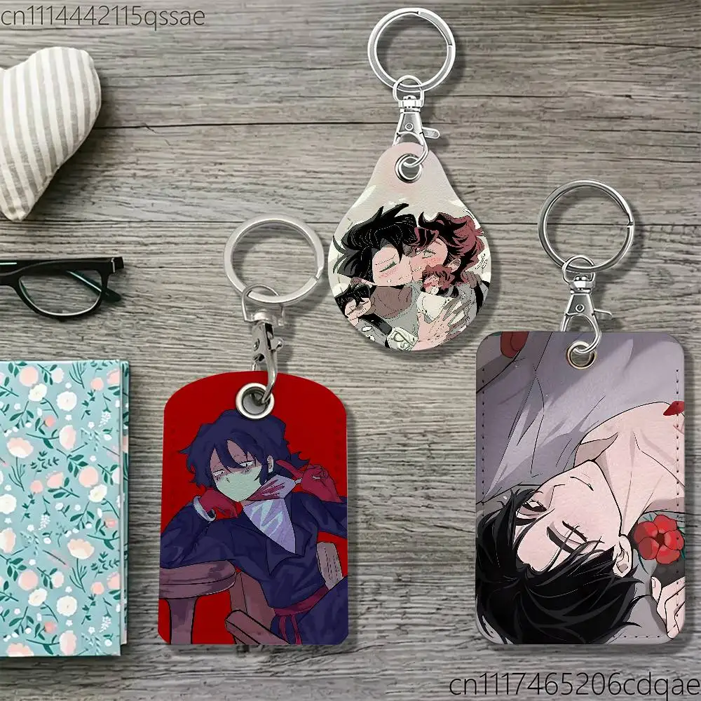 FOR Married In Red Bok su For AirTag Case Card Sleeve Holder ID Credit Bank Access Keychain For Air Tag Shell