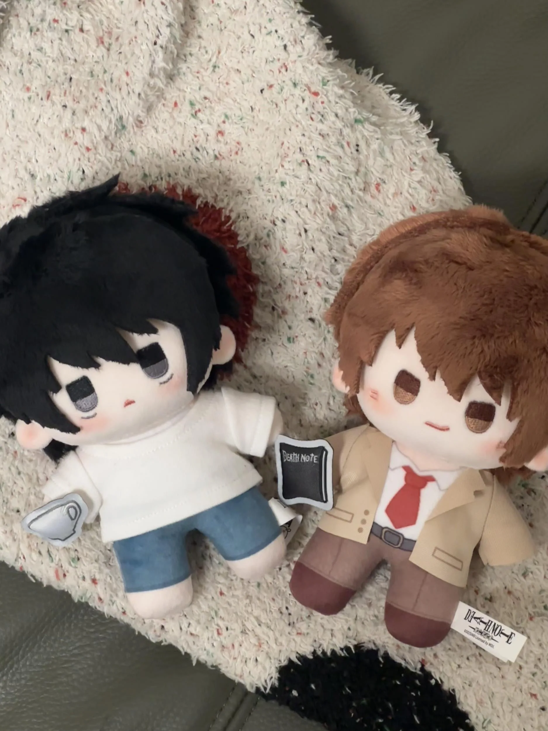 Cute Plush Death Note Yagami Light L Lawliet Dolls Anime Figure Misamisa Plush Toys Collection Gifts 15cm