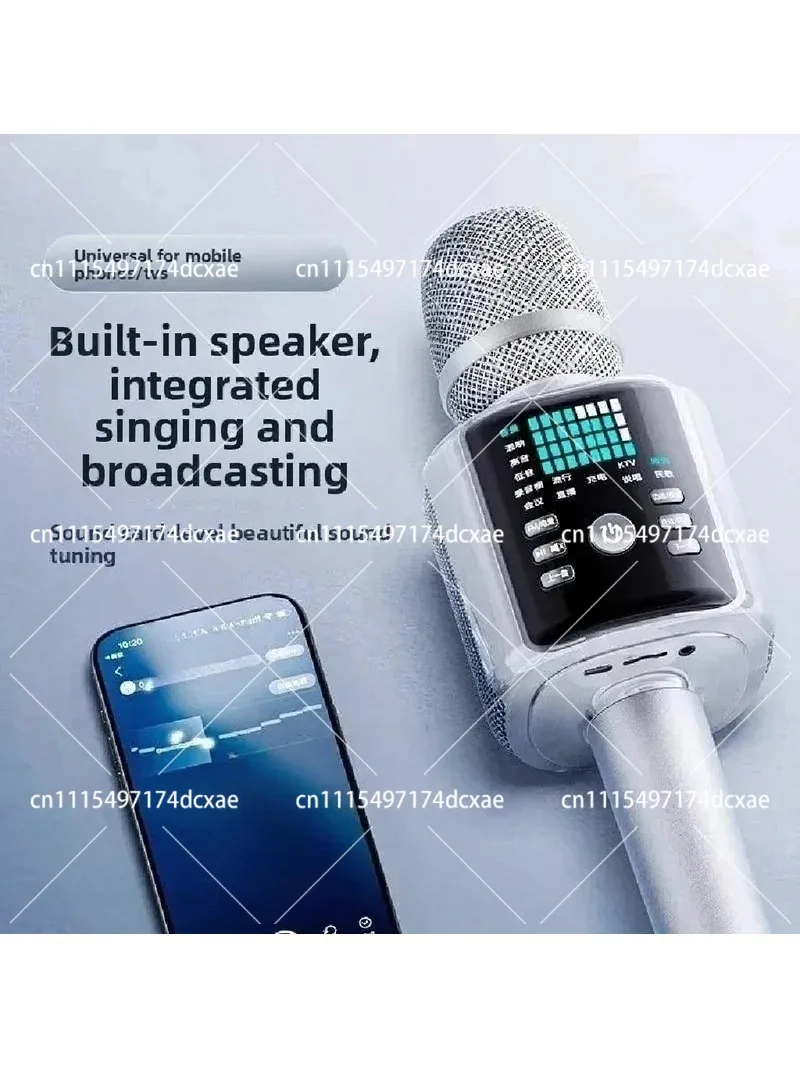 Wireless Microphone Sound Card Combo for Singing Live Streaming Recording