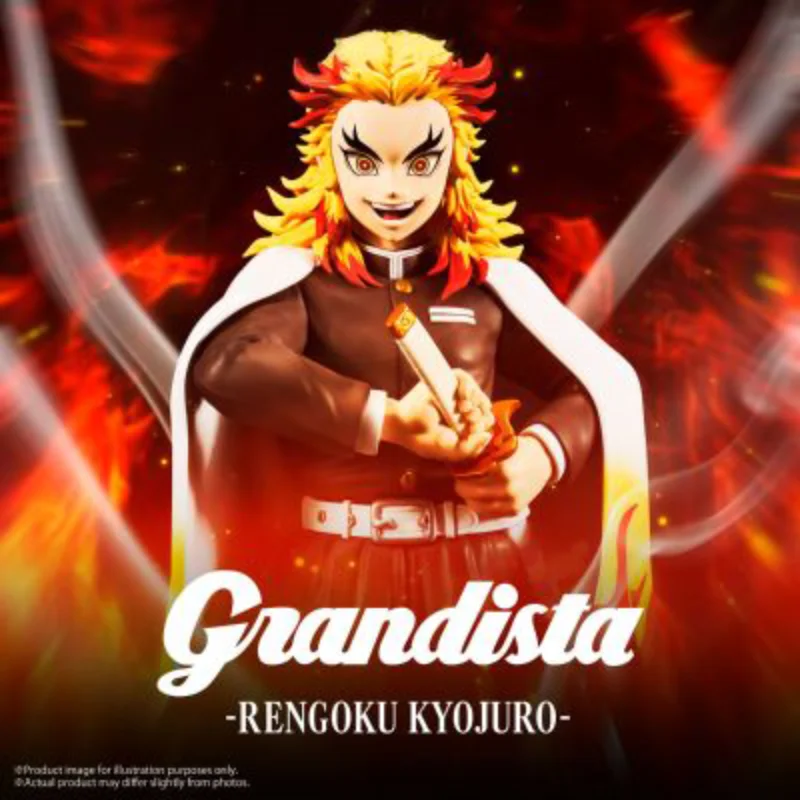 

BANDAI BANPRESTO Kimetsu No Yaiba - Rengoku Kyoujurou - Grandista Collection Series Model Cartoon Character Gifts Toys Model