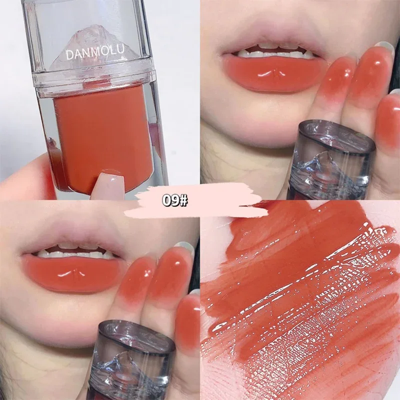 Ice Mountain Lipstick Crystal Jelly Lip Glaze Transparentny Nawilżający Błyszczyk do Ust Wodoodporne Pomadki Kosmetyki do Makijażu