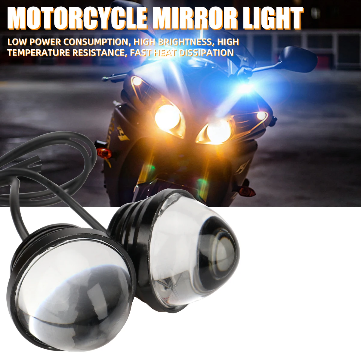 1Pair Motorcycle Le…