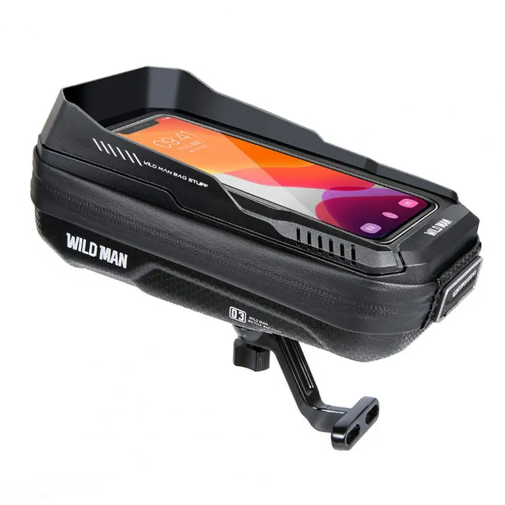 

0.6L Handlebar Phone Pouch Rainproof Reflective Large Capacity Compartment Design Handlebar Front Bag Cycling Equipment