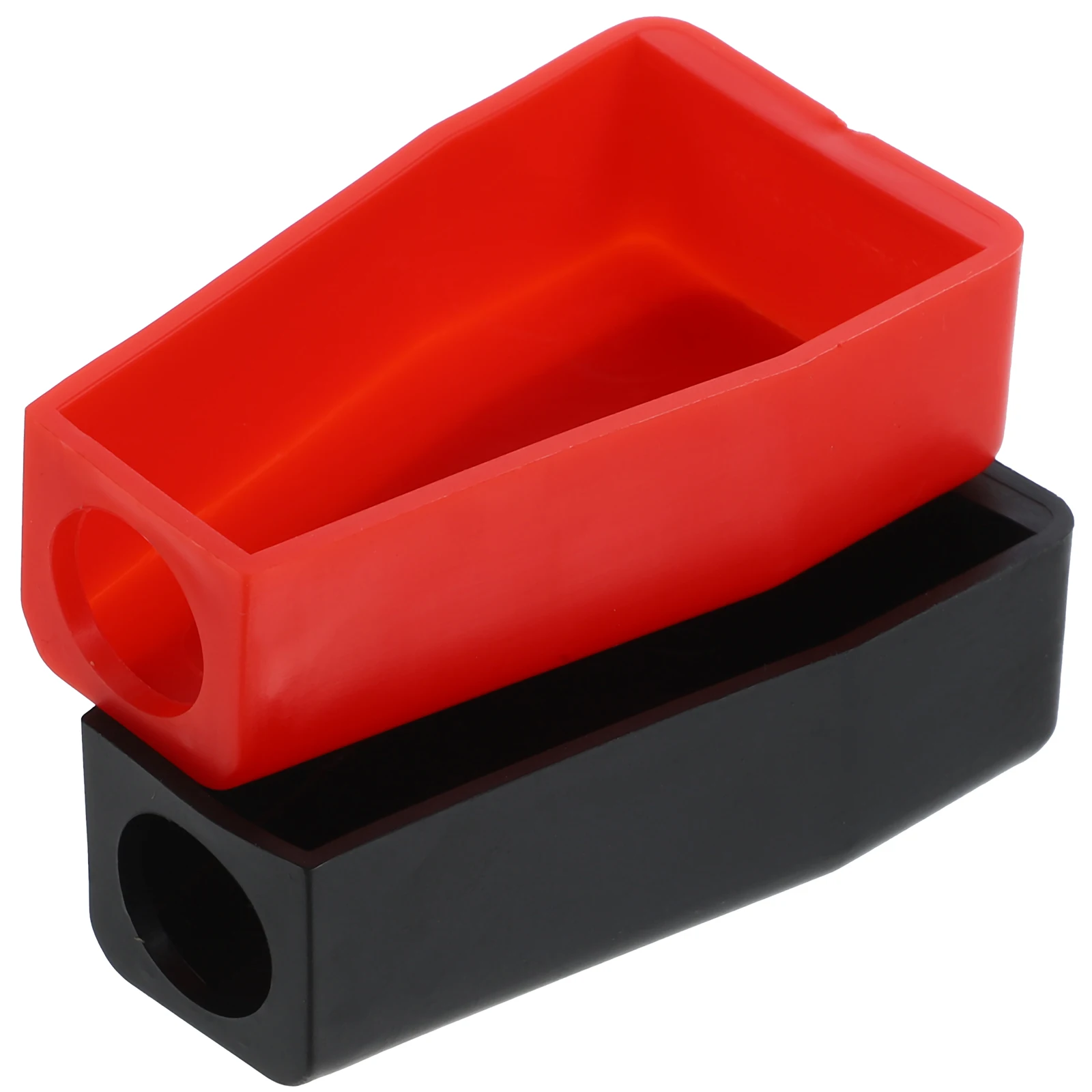 

2pcs Car Covers Durable Plastic Easy Installation Protection Dirt Wrong Operation Suitable Various Batteries Marine Boat