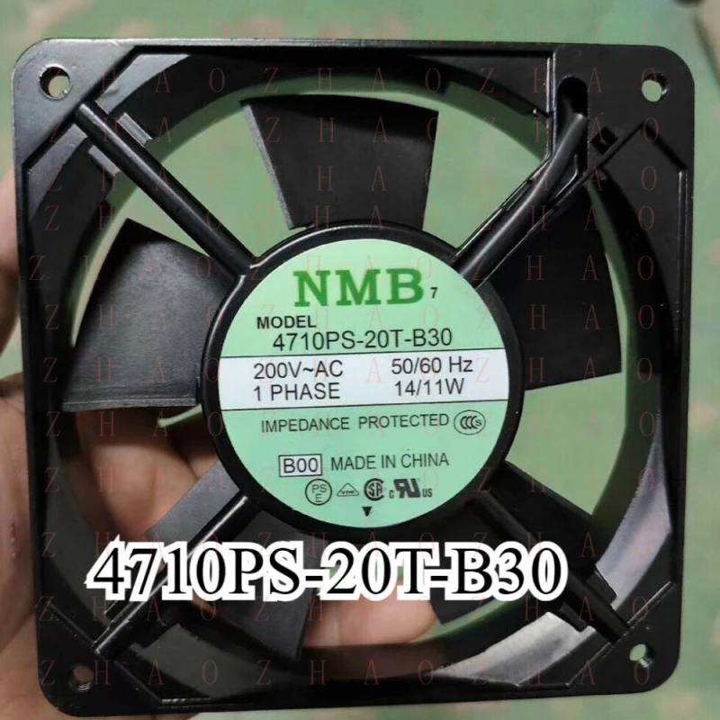 

L+ for NMB Aluminum frame Cooling fan 50/60HZ 4710PS-20T-B30 AC200V 14/11w 120*120*25mm