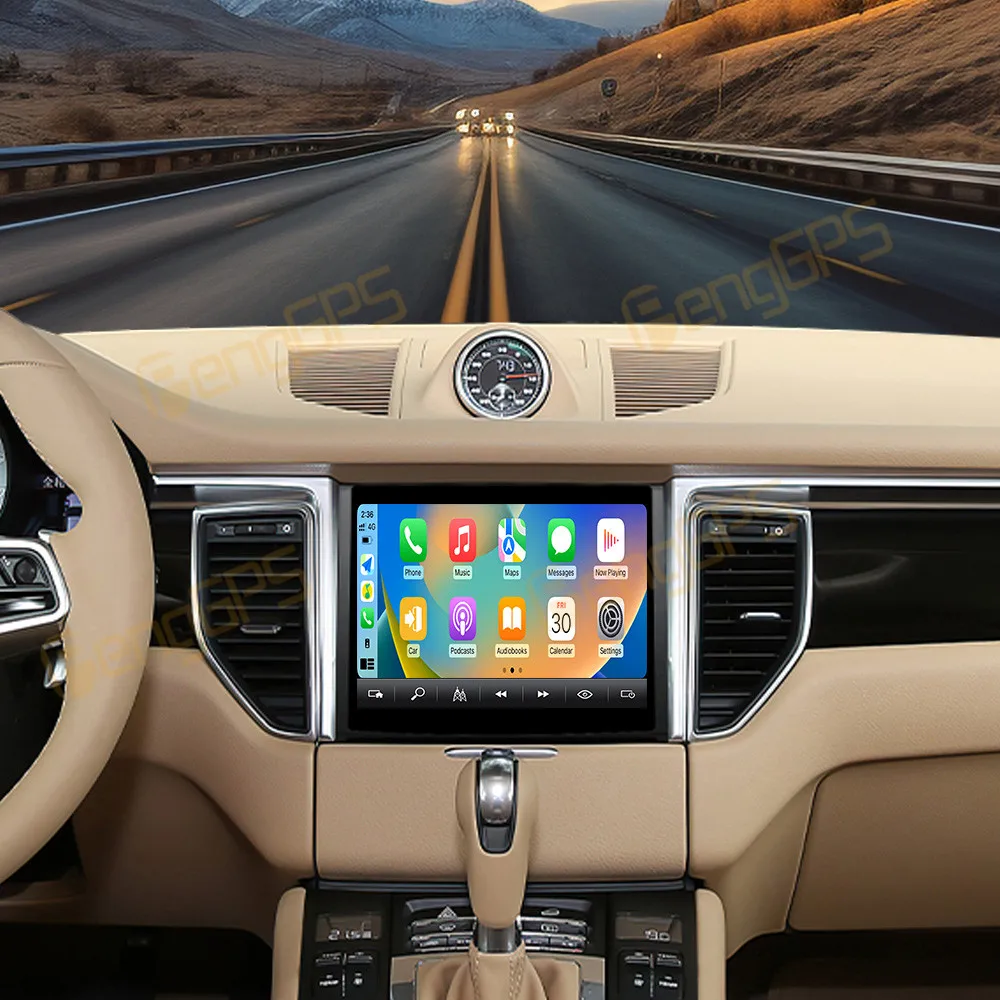 8.4 بوصة أندرويد 13 راديو السيارة CarPlay لبورشه ماكان 2014-2017 شاشة تعمل باللمس مشغل وسائط متعددة نظام تحديد المواقع والملاحة رئيس وحدة DSP BT