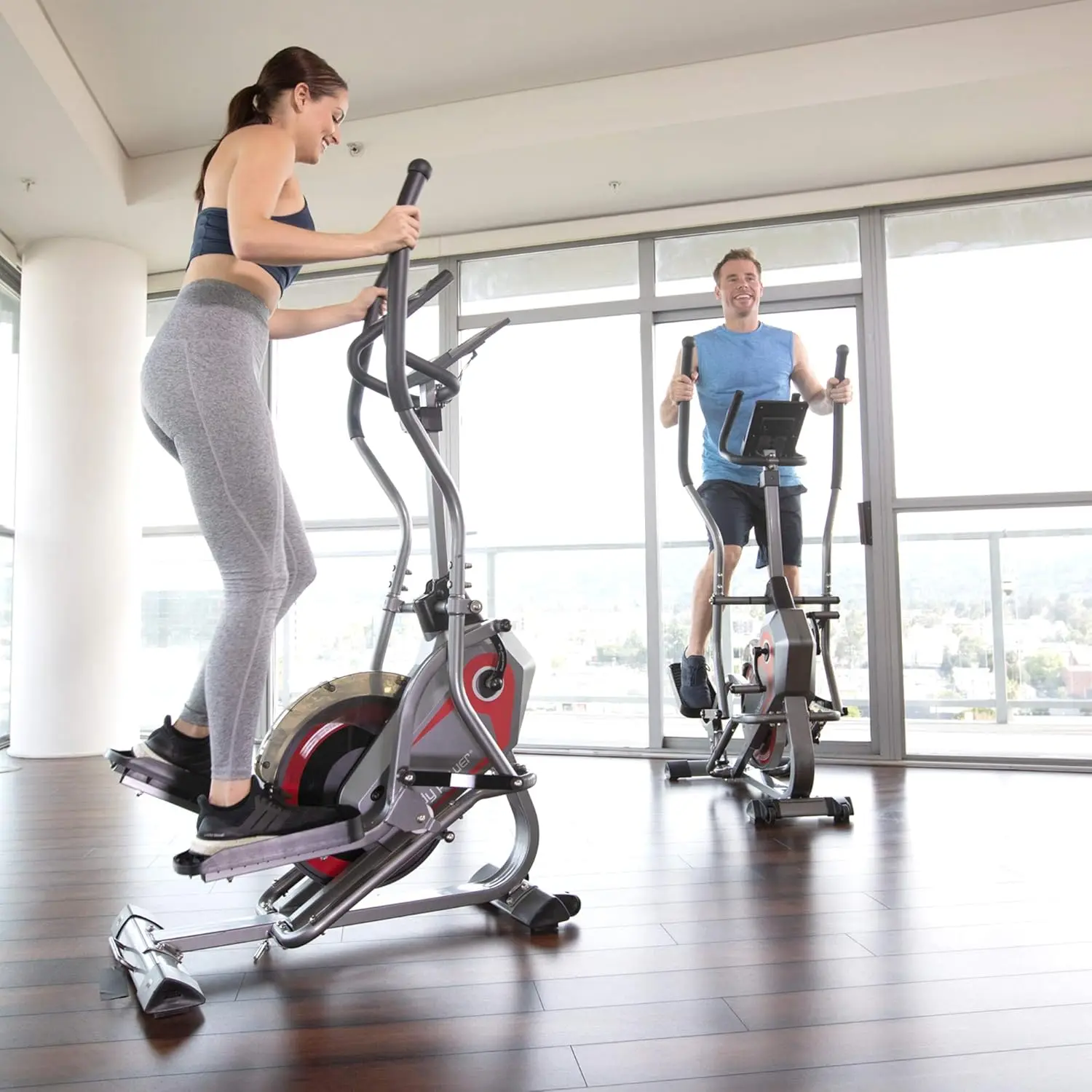 2 in 1 elliptische Schritt maschine für Heim fitness, patentiertes Hiit-Training, ergonomisch, 1 Jahr Garantie