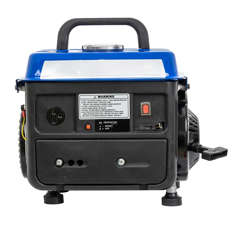 New design Silent Portable Power 650w 2.0HP Mini Engine Gasoline  Generator