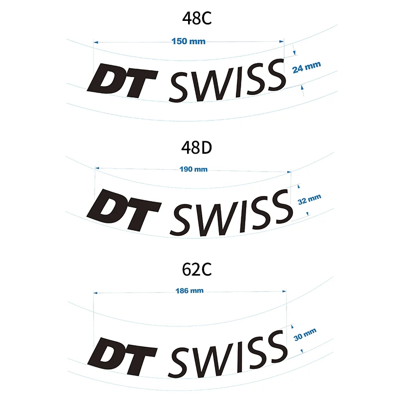 Road Bike DT Swiss Rim Stickers Suitable for ARC00 Bicycle 400 Wheel Set Color Change Wheel Stickers Cycling Equipment