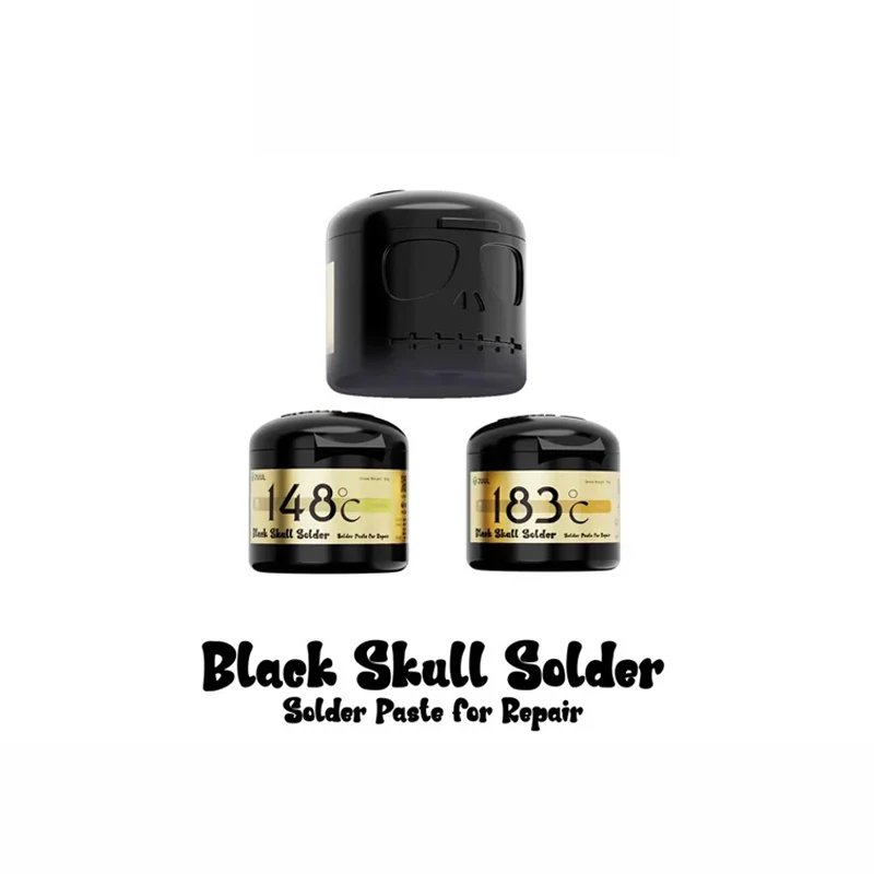 

2UUL black tin paste solder paste 183 °/148 ° melting point welding repair motherboard CPU chip BGA low-temperature solder paste
