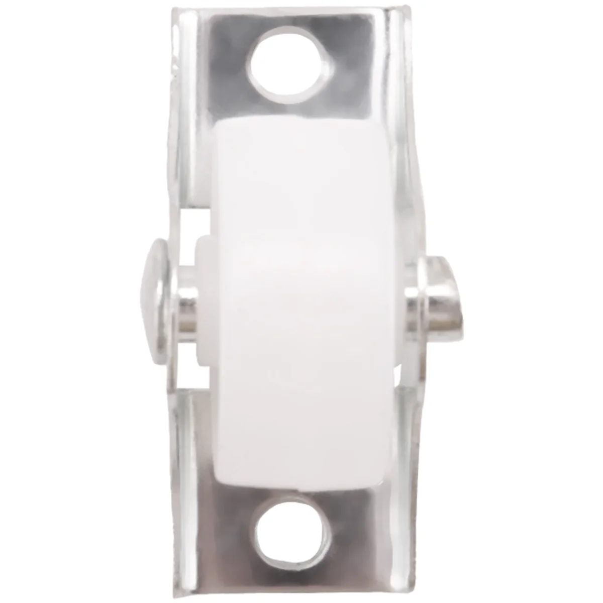 Plástico Branco Roda Caster Substituição, Móveis Roda, 25mm Diâmetro, 4 Pcs