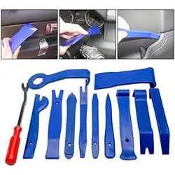 12pcs Car Audio Stereo Radio Door Dash Panel Trim Clip Plastic Removal Pry Tools Trim Panel Dashboard Removal Tool Repair Tools