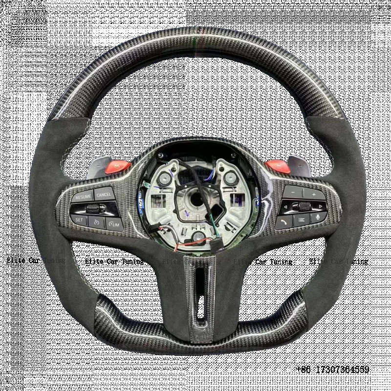 

for BMW G Series G30 G20 G16 X G01 G05 Carbon Fiber Sports LED Steering Wheel G80 M3