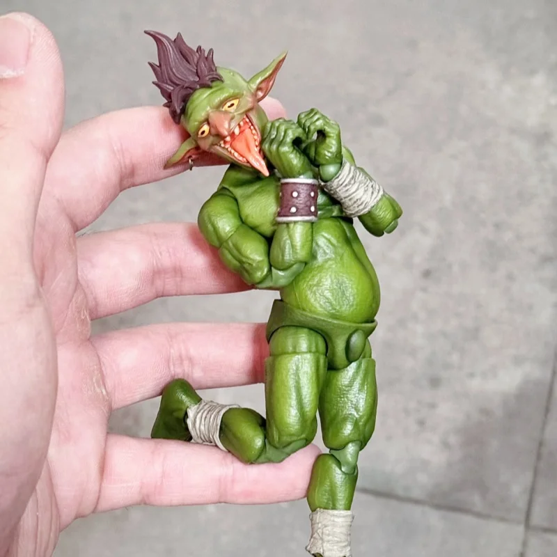

Hopdo Toys 14cm Goblin Action Figure Mohawk Hairstyle 1/12 Action Figure 6inch Full Set Model Toys Ornament