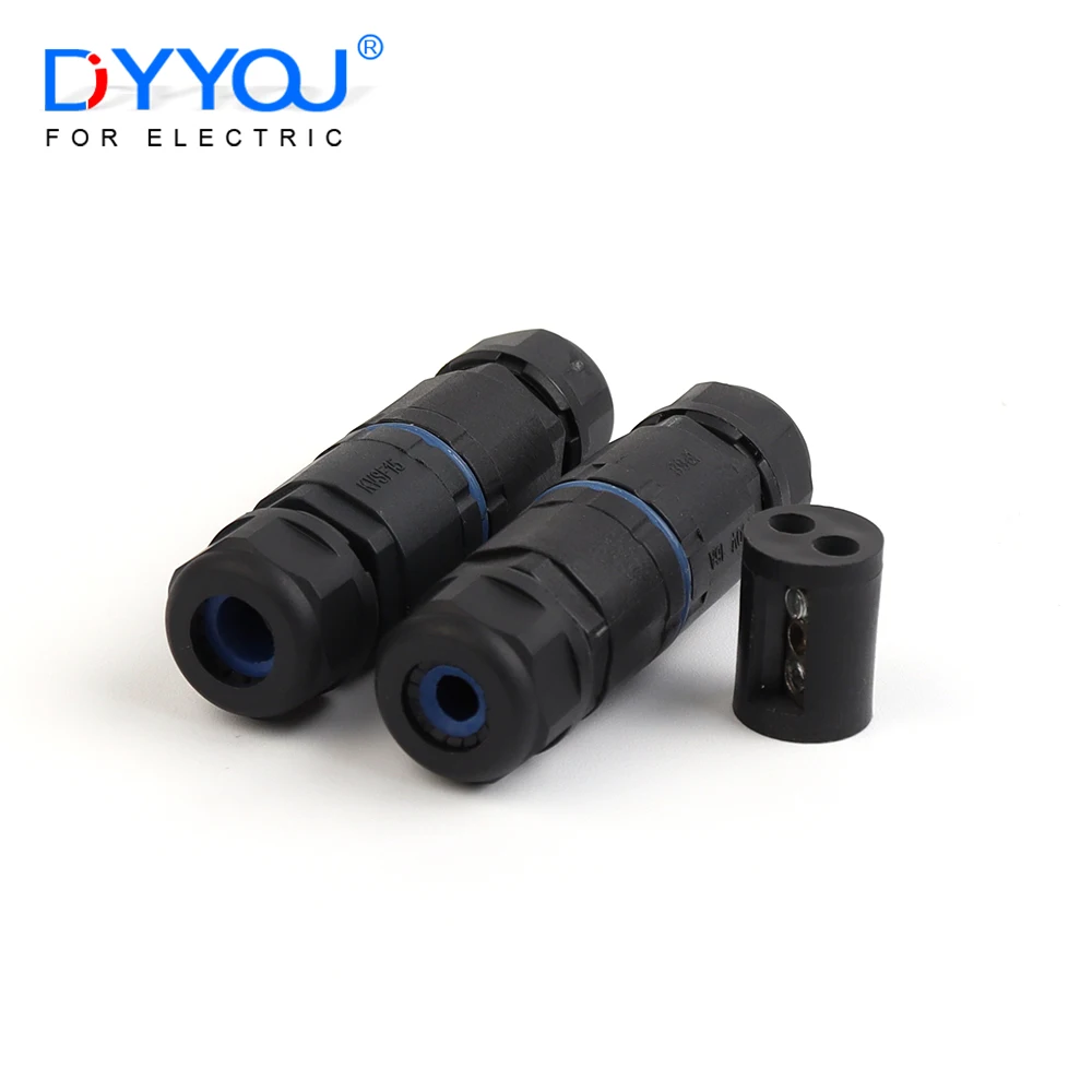 IP68 Outdoor Waterproof Connector 2 In 2 Out Terminal Adapter Electrical Cable Screw Terminals Quick Wire Connectors Led Light