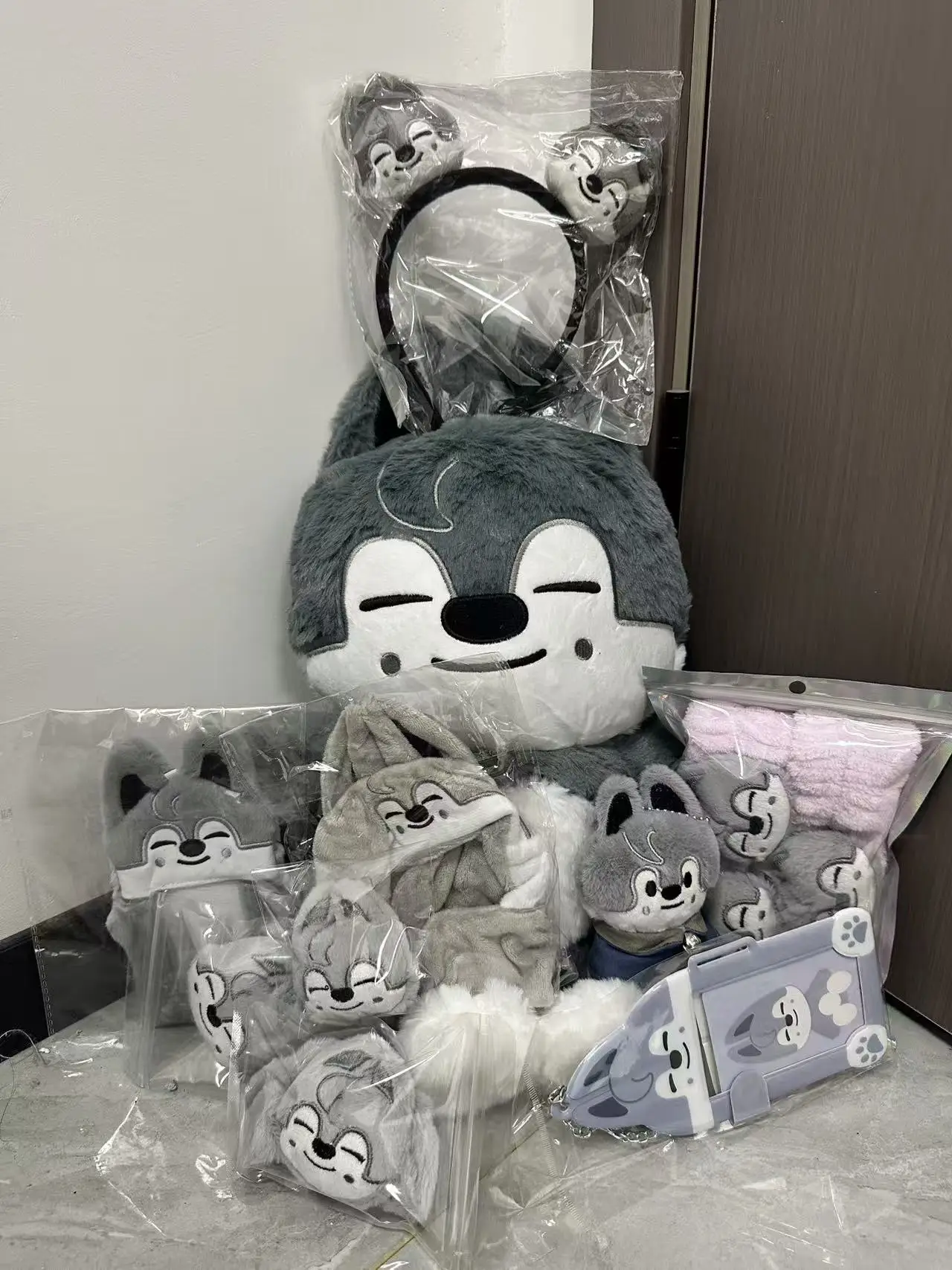 50 cm Kpop Skzoo Knuffel Wolfchan Kawaii Cartoon Knuffeldier Plushie Pop Grote Maat Kids Baby Slapen Kussen Gift 2025