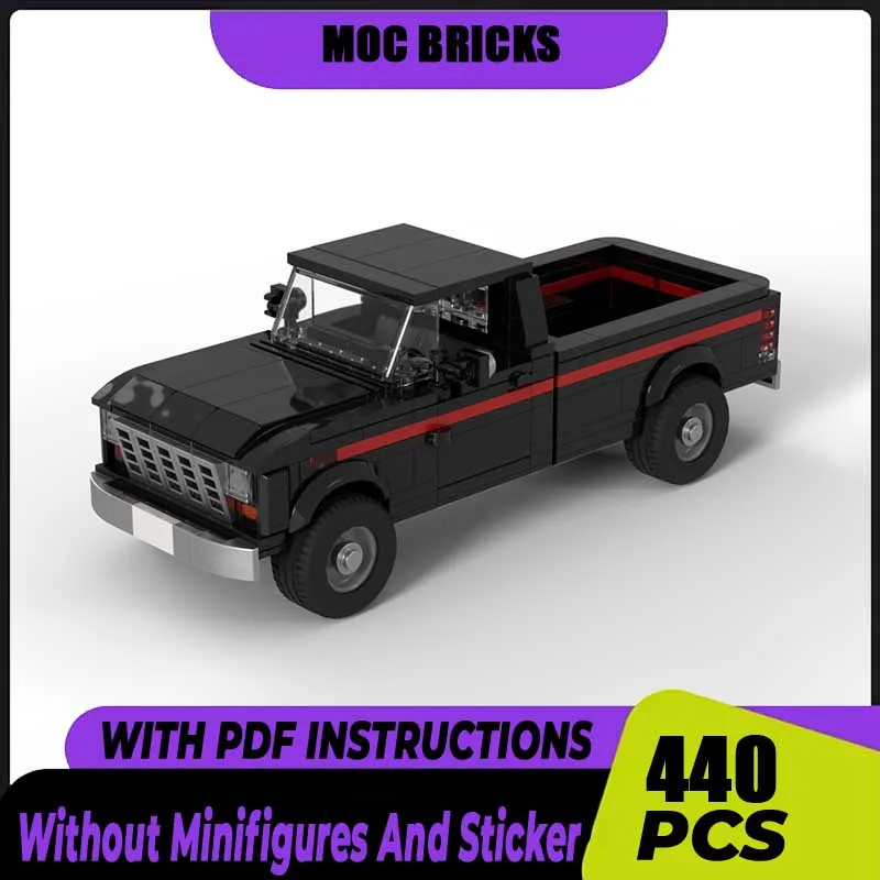 

Чемпион Скоростные автомобили Moc Строительные кирпичи F-250 Singlecab 8wide Модель грузовика Технология Модульный блок DIY Набор Сборка Подарочная игрушка
