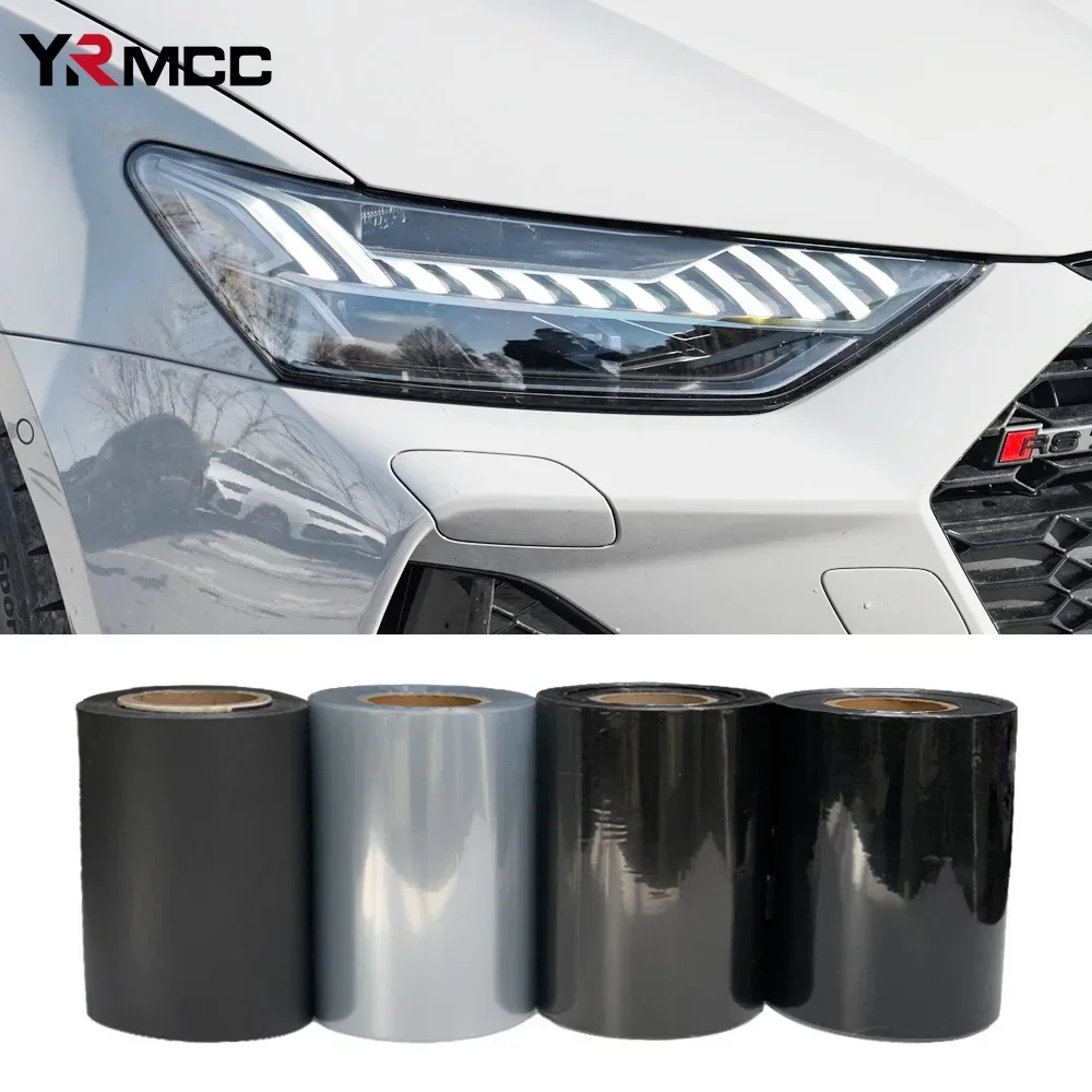 Car Light Headlight Taillight Tint Vinyl Matt Film Smoke Black Decal Sticker Transparent Auto Fog Lamp Headlight Protective Film