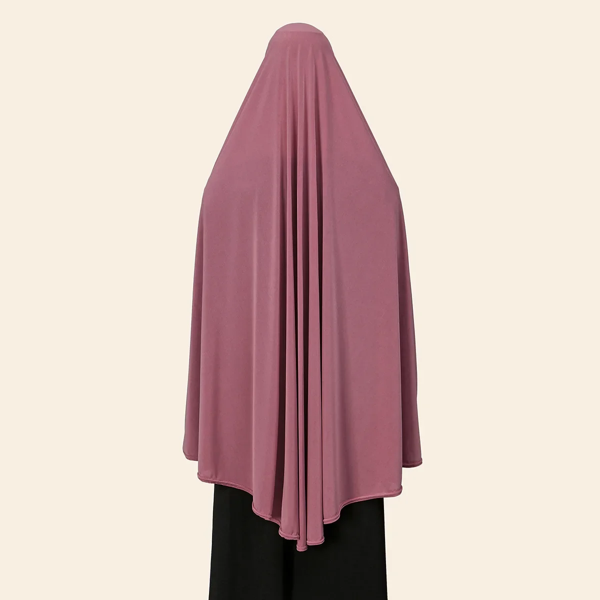 롱 키마르 라마단 이드 무슬림 롱 히잡 헤드카프 여성 원피스 키마르 주바 이슬람 의류 히잡 무슬만 기도복