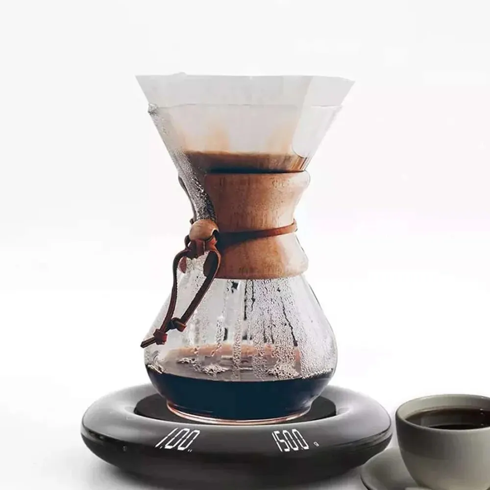 Coffee Electronic Scale USB Timing Hand Pour-over Coffee Scale 0.1g High Precision Simple Coffee Scale