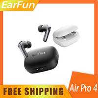 EarFun Air Pro 4 Wireless Earphone Active Noise Reduction HI-FI Bluetooth 5.4 Earphone E-sports IPX5 Earbud Custom Gamer Gift