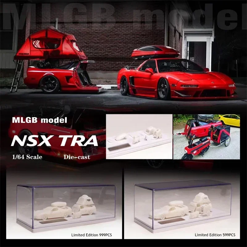 

MLGB модель 1:64 NSXTRA красная литая модель автомобиля