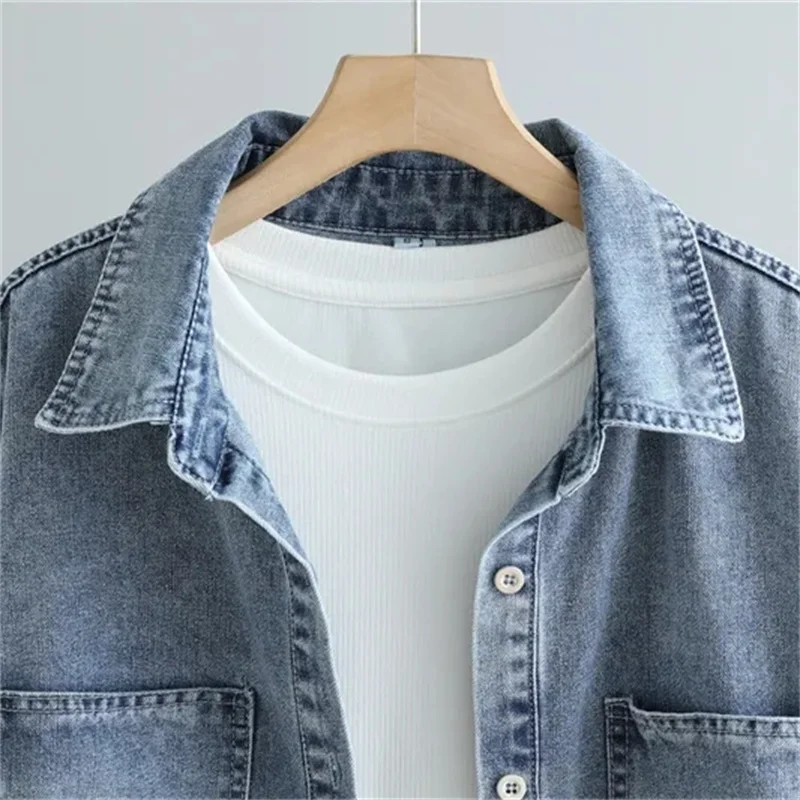 قميص دينيم سترة المرأة الجديدة ريترو جوكر كاوبوي معطف ربيع الخريف مكدسة مع الجينز بأكمام طويلة أبلى ملابس السيدات عادية