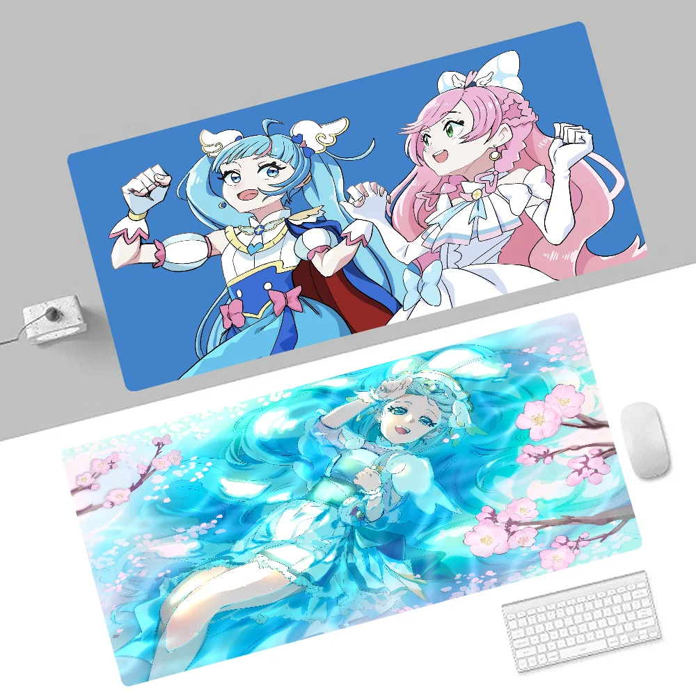 Precure Hirogaru Sky! New Laptop Gaming Mice Mousepad Size for large Edge Locking Game Keyboard Pad #2