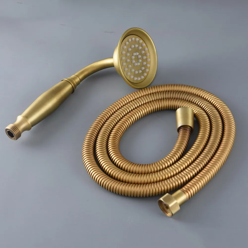 電話スタイルハンドヘルド浴室シャワーヘッドアンティーク真鍮浴室ハンドヘルドシャワーヘッドアクセサリー/ホース thh173