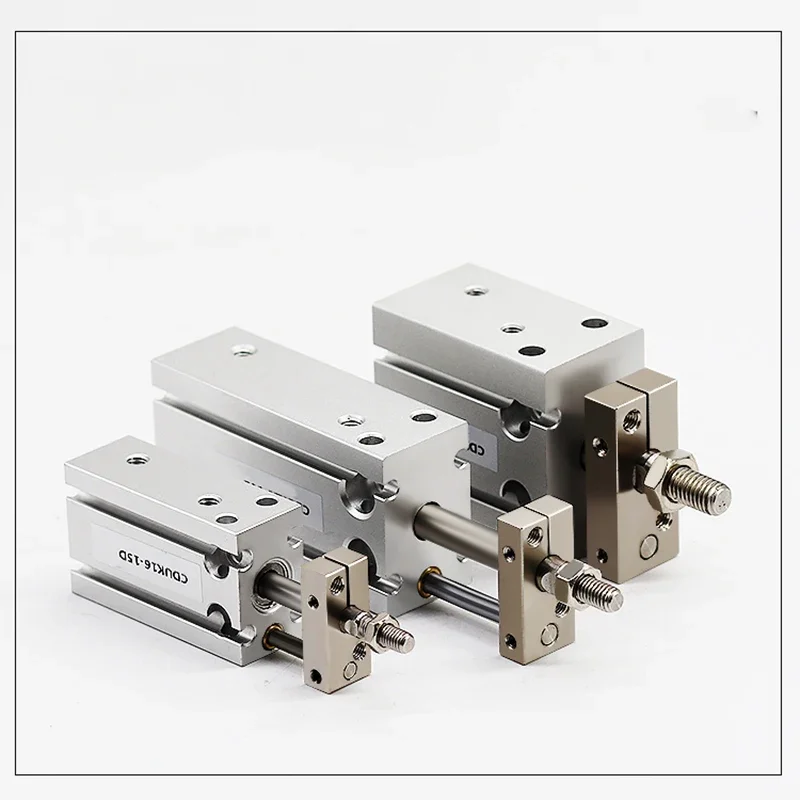 CDUK6/10/16/20/25/32 Aluminum Mini Free Mount Pneumatic Cylinder Built-In Magne Double Acting Micro Single Rod Cylinders