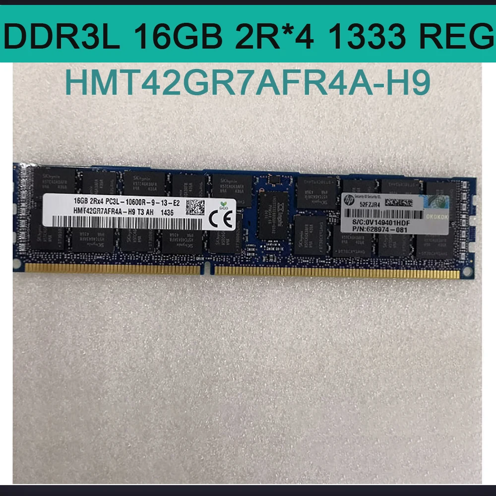 

1 PCS DDR3L 16GB 2R*4 1333 REG For SKhynix Server Memory HMT42GR7AFR4A-H9