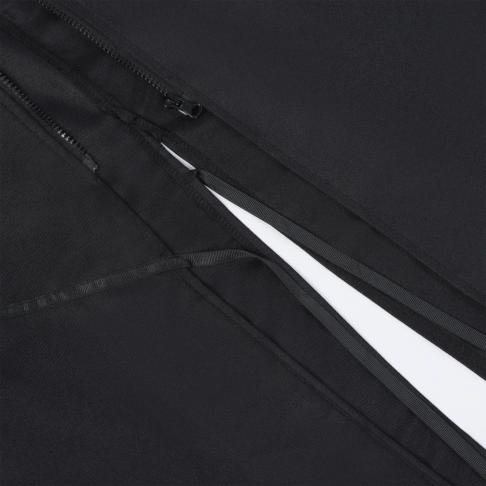 جديد الرجال الأسود الهيب هوب خندق معطف قمصان سويت شيرت بقلنسوة لا الأكمام مقنعين عباءة غير النظامية تصميم سترة طويلة الشارع الشرير سترة