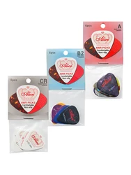 Alice Guitar Picks Celluloid Non-slip Particles 6 Pieces Guitar Accessories