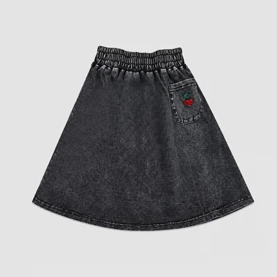Herbst-Winter Denim Schwarz Kinderbekleidungsset - Familien-Matching-Outfits für Jungen und Mädchen mit Hemd und Strampler – Detail 34