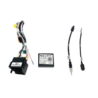 Adaptador de Cable de arnés de cableado de alimentación Android de 16 pines de Audio estéreo para coche con caja Canbus para JAC S3 2014-2022 S5 2013-2021 T6 2015 +
