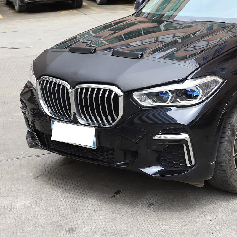 Car Hood Cover Stone Deflector Hood Protection Shield Sand Block For BMW X5 G05 X5L 2019-2023 Exterior Accessories