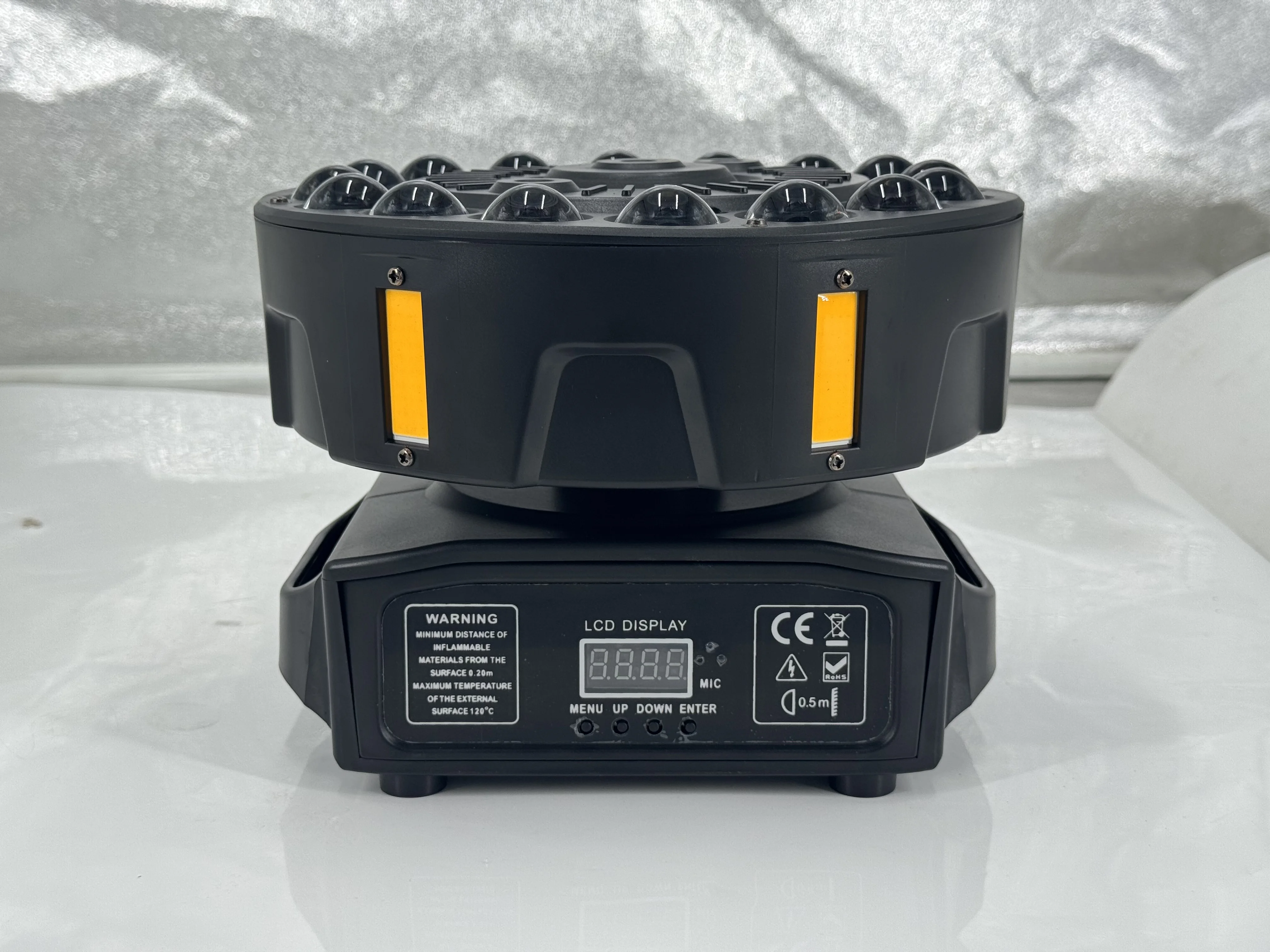 

200W LED Ferris Wheel Moving Head Light RGBW BEAM&Golden Lights Strobe&RGB Laser Starlight Effect DJ Stage Effect Light