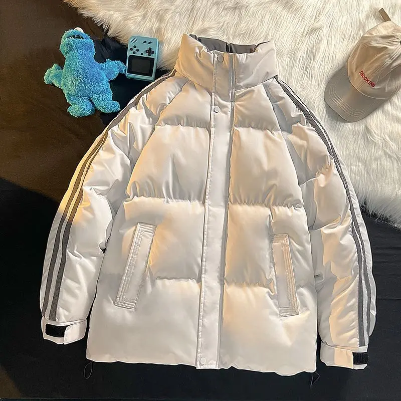 Winter Men Thick Warm Padded Jacket Waterproof Cold-Proof Casual Coat Youth Fashion Parka Top