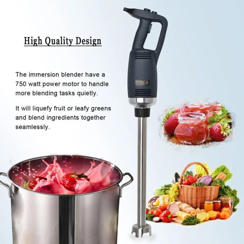 

750W22inch Stainless Steel Multifunctional Commercial Immersion Portable Handheld Electric Mixer Beverage